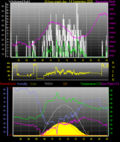 24 Hour Graph for Day 14